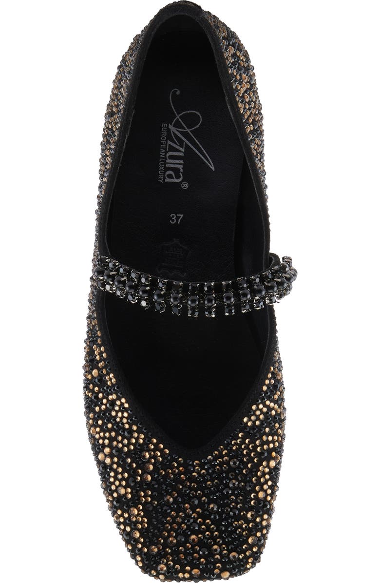 AZURA BY SPRING STEP Kailyn Mary Jane Flat, Alternate, color, Black Multi