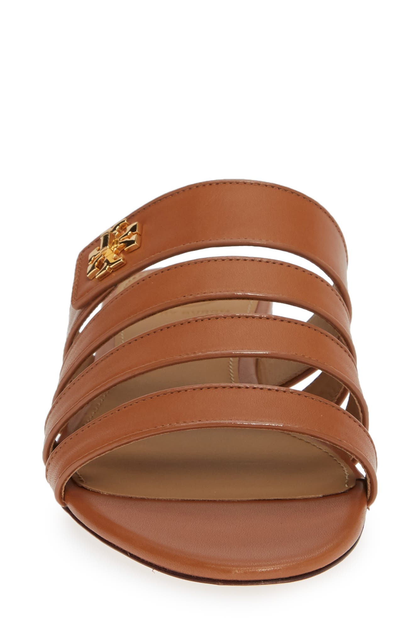 Kira Strappy Slide Sandal, Alternate, color, TAN/ TAN