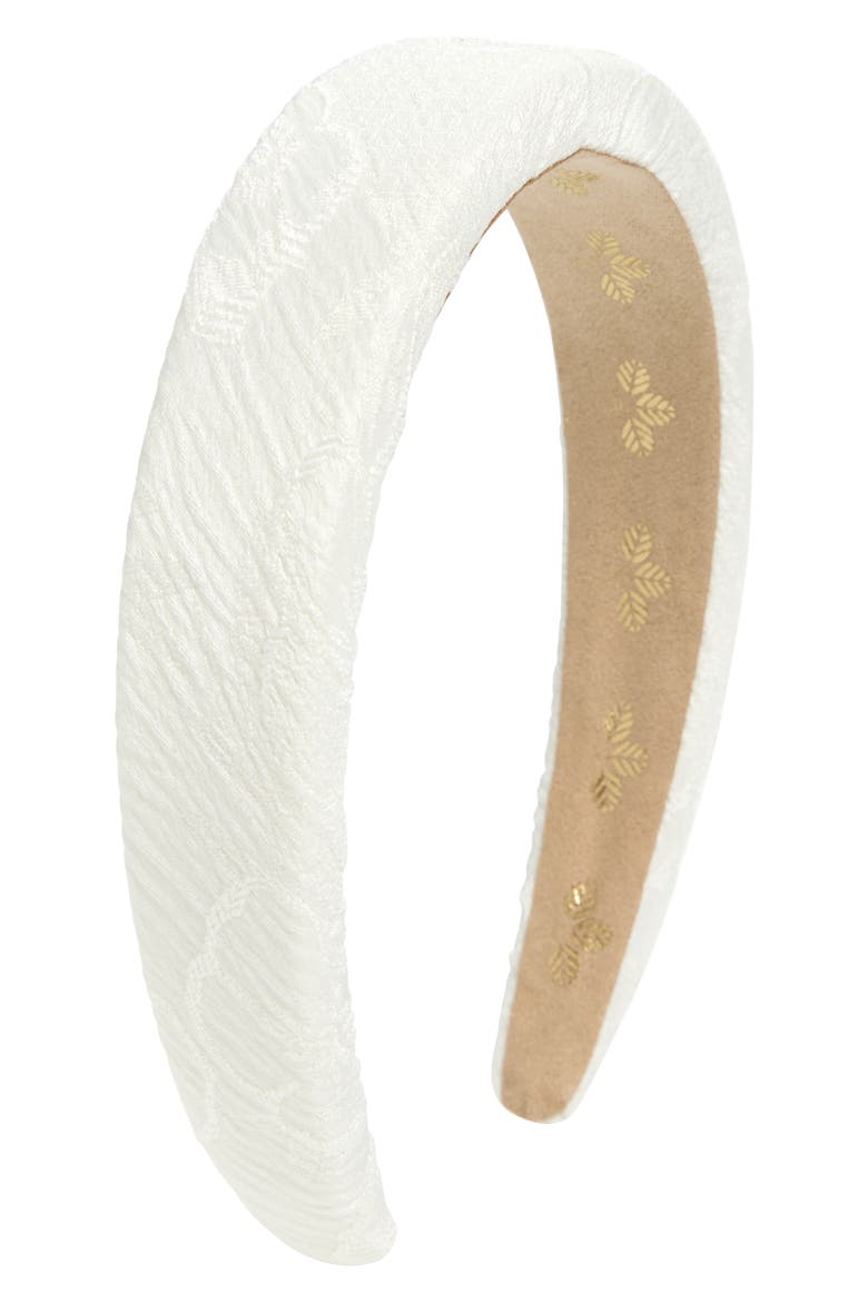 Darcy Padded Headband, Main, color, IVORY