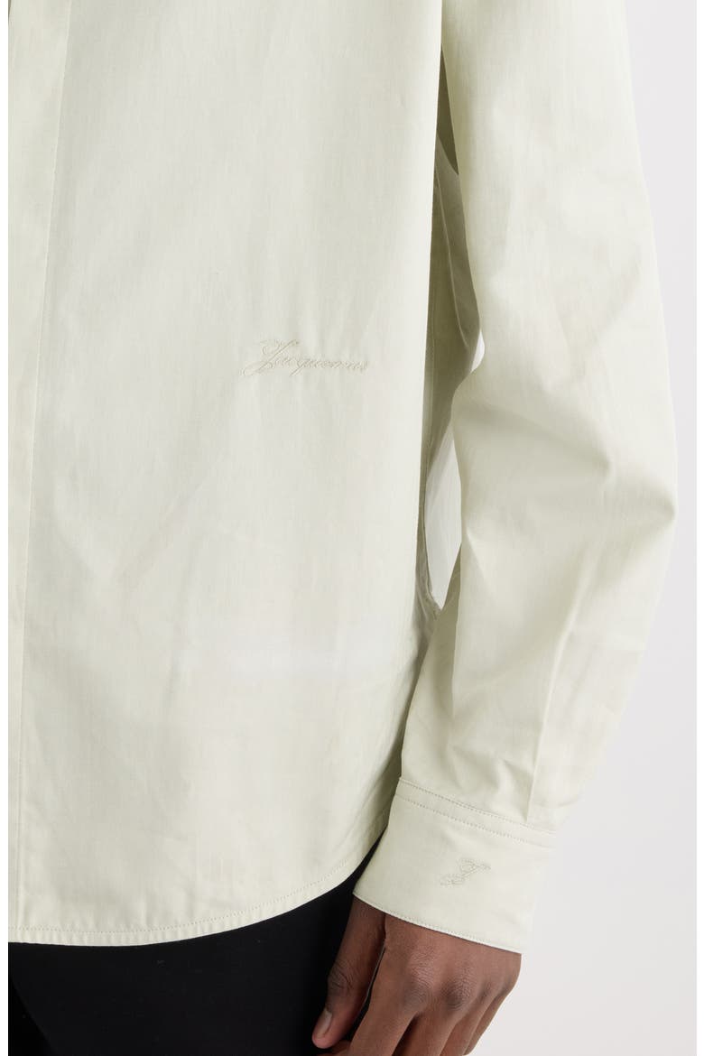 La Chemise Simon Button-Up Shirt, Alternate, color, LIGHT GREEN