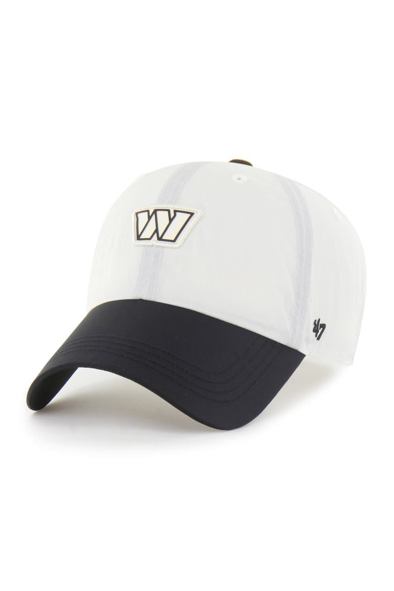 Men's '47 Cream Washington Commanders Modernia Clean Up Adjustable Hat, Main, color, Cream
