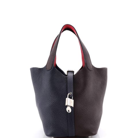 Picotin Lock Bag Tricolor Clemence PM