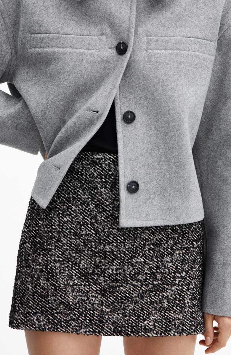 MANGO Two-Tone Pencil Miniskirt, Alternate, color,