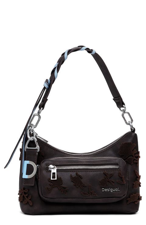 Faux Leather Shoulder Bag