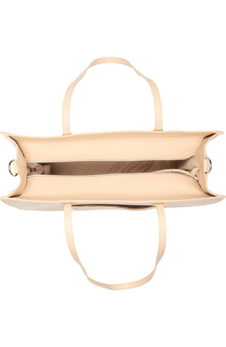 Béis Large Work Tote, Alternate, color, Beige