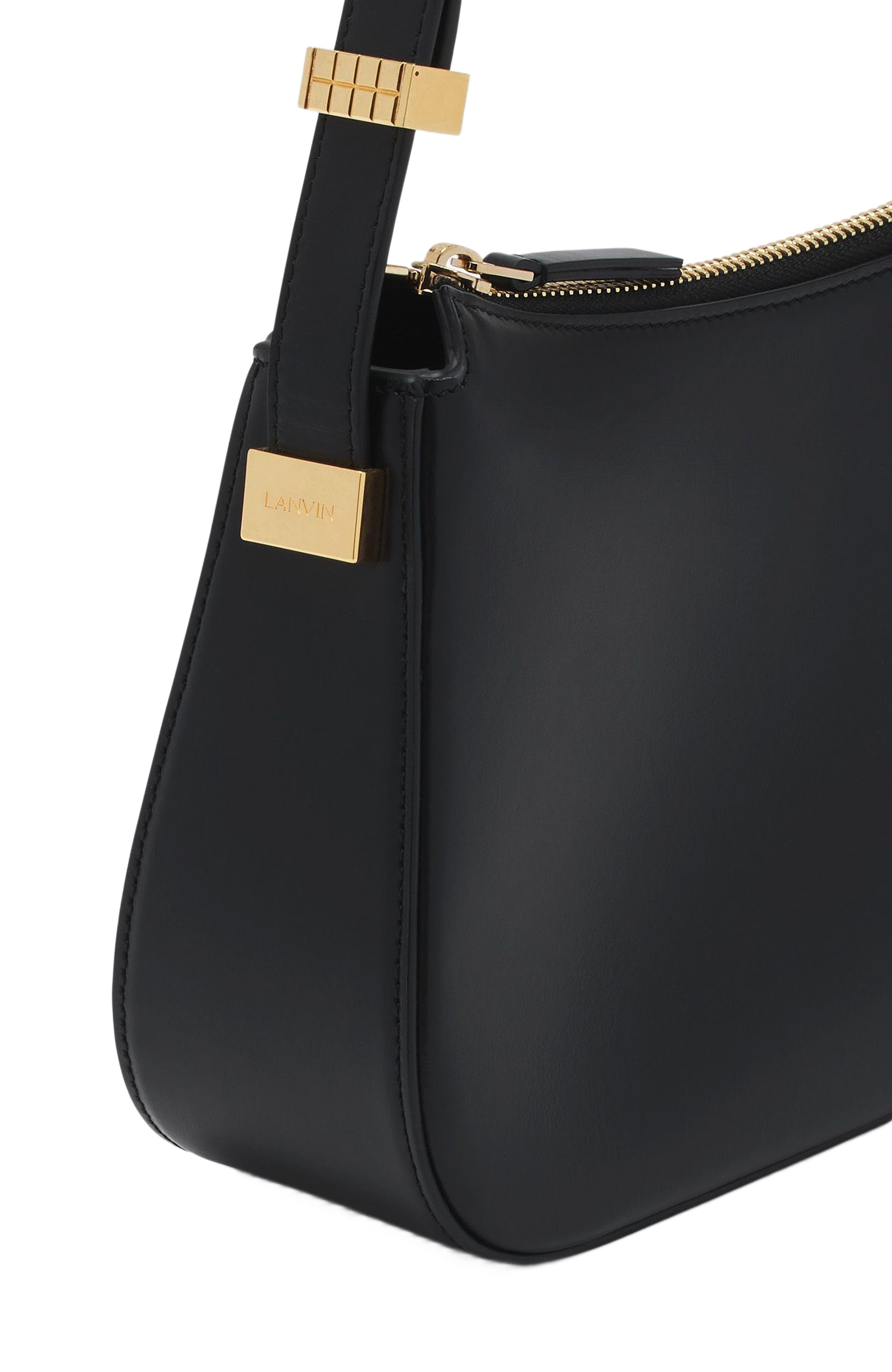 Lanvin Concerto Hobo Leather Bag, Alternate, color, 