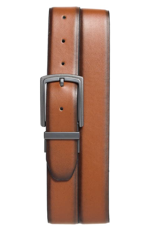 Textured Buckle Reversible Belt