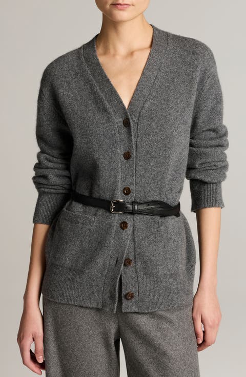 Relaxed V-Neck Cardigan