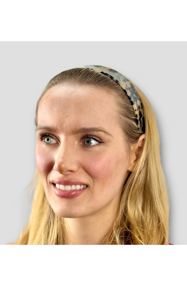 Ficcare Wynn Wide Headband, Alternate, color, Ivory Tokyo