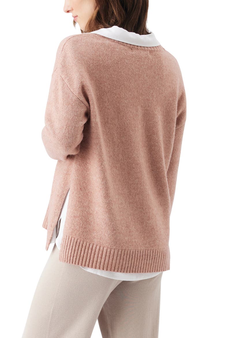Vera Nursing Knit, Alternate, color, Rose Marle