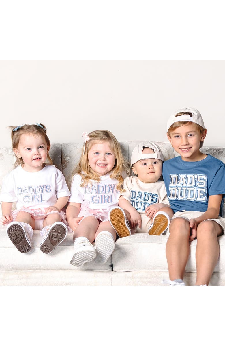 Sweet Wink Daddy's Girl Patch Short Sleeve T-Shirt, Alternate, color, White