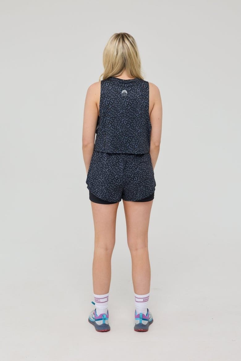 Elite 2 in 1 Running Shorts - Black Leopard, Alternate, color, Black Leopard