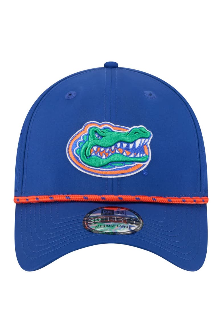 Men's New Era  Royal Florida Gators Rope 39THIRTY Flex Hat, Alternate, color, Royal