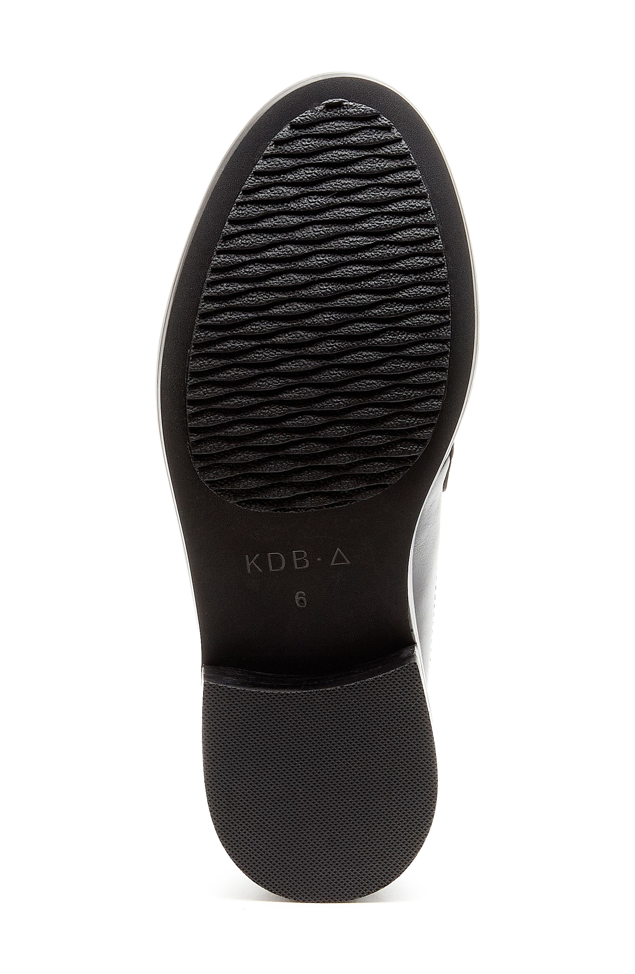 Kelsi Dagger Brooklyn Lock Faux Shearling Lined Mule, Alternate, color, Black