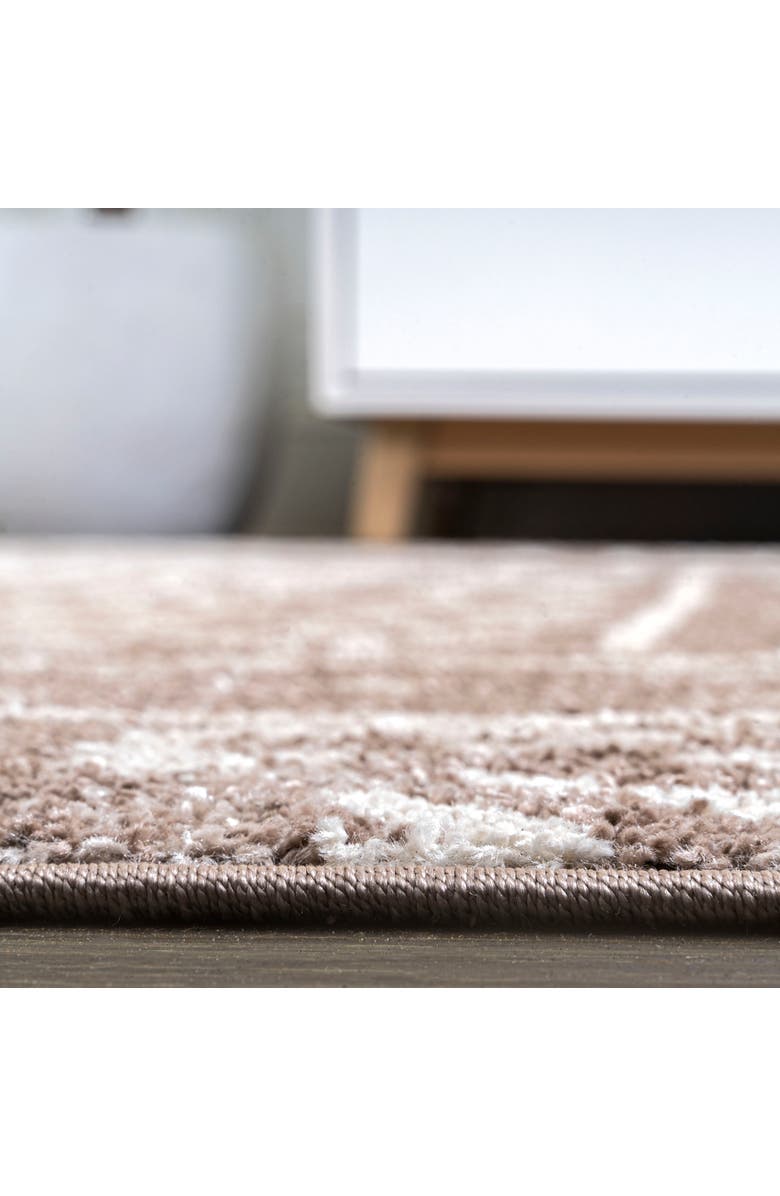 JONATHAN Y Amanar Geometric Area Rug, Alternate, color, Brown/Ivory