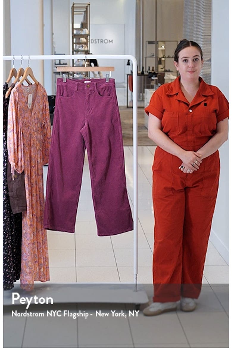 Be Free Wide Leg Corduroy Pants video