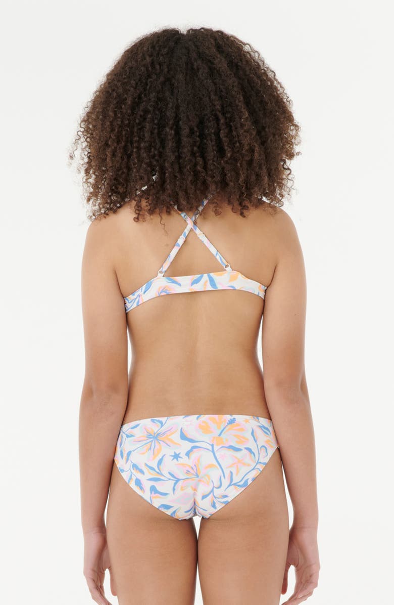 Rip Curl Kids' Sunset Skies Two-Piece Swimsuit, Alternate, color, White