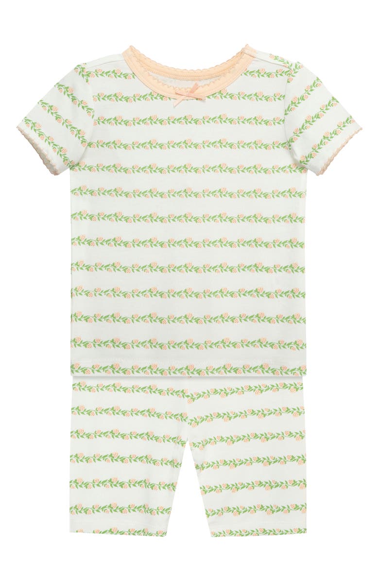 Little Me 4-Piece Pajamas, Alternate, color,