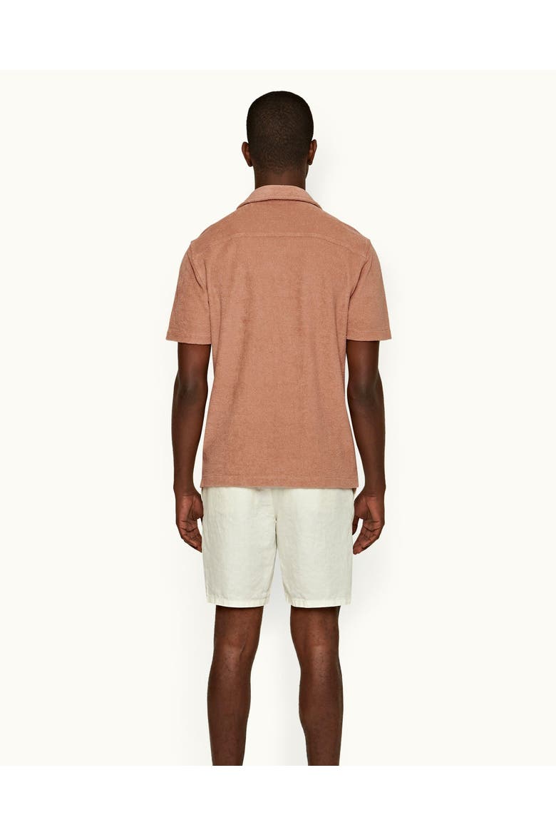 Cornell Linen Easy Tailored Fit Washed Linen Shorts, Alternate, color, SANDBAR