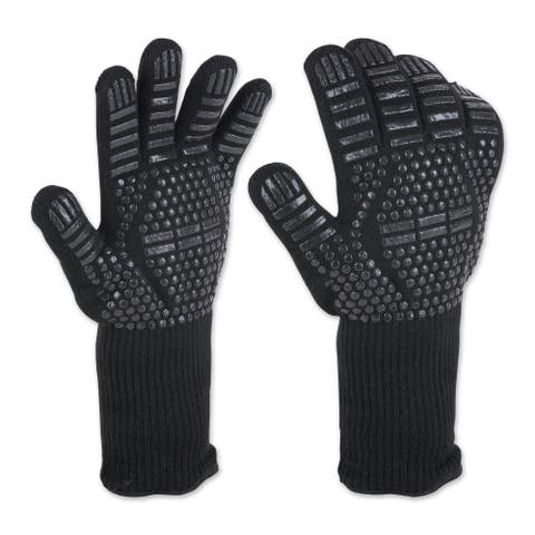 Suede Leather Grill Gloves