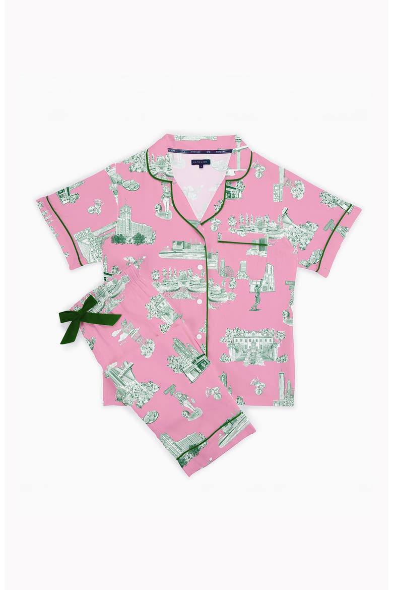 Atlanta Toile  Pants Set, Alternate, color, Pink