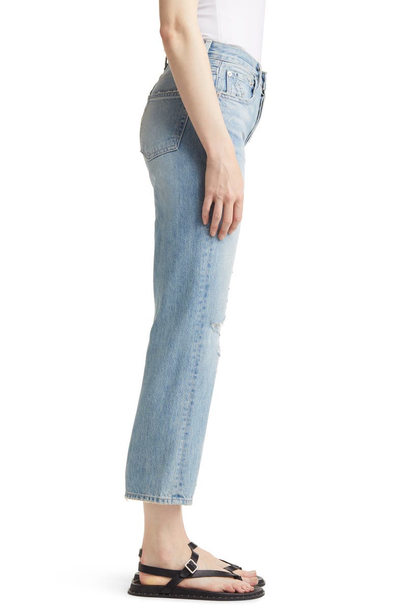 EDWIN Kali High Waist Ankle Straight Leg Jeans, Alternate, color, 