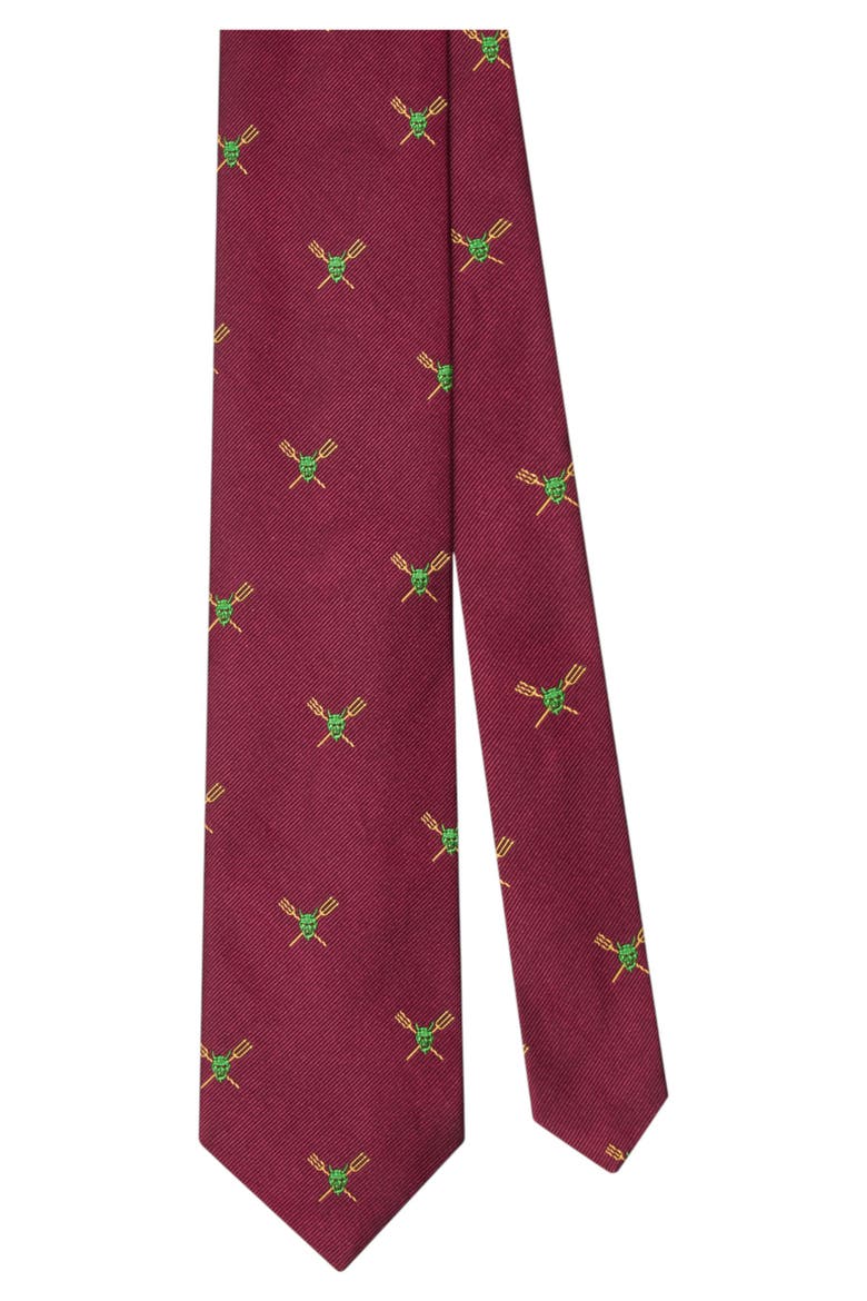 Robert Devil And Pitchforks Best of Class Necktie, Main, color, Red
