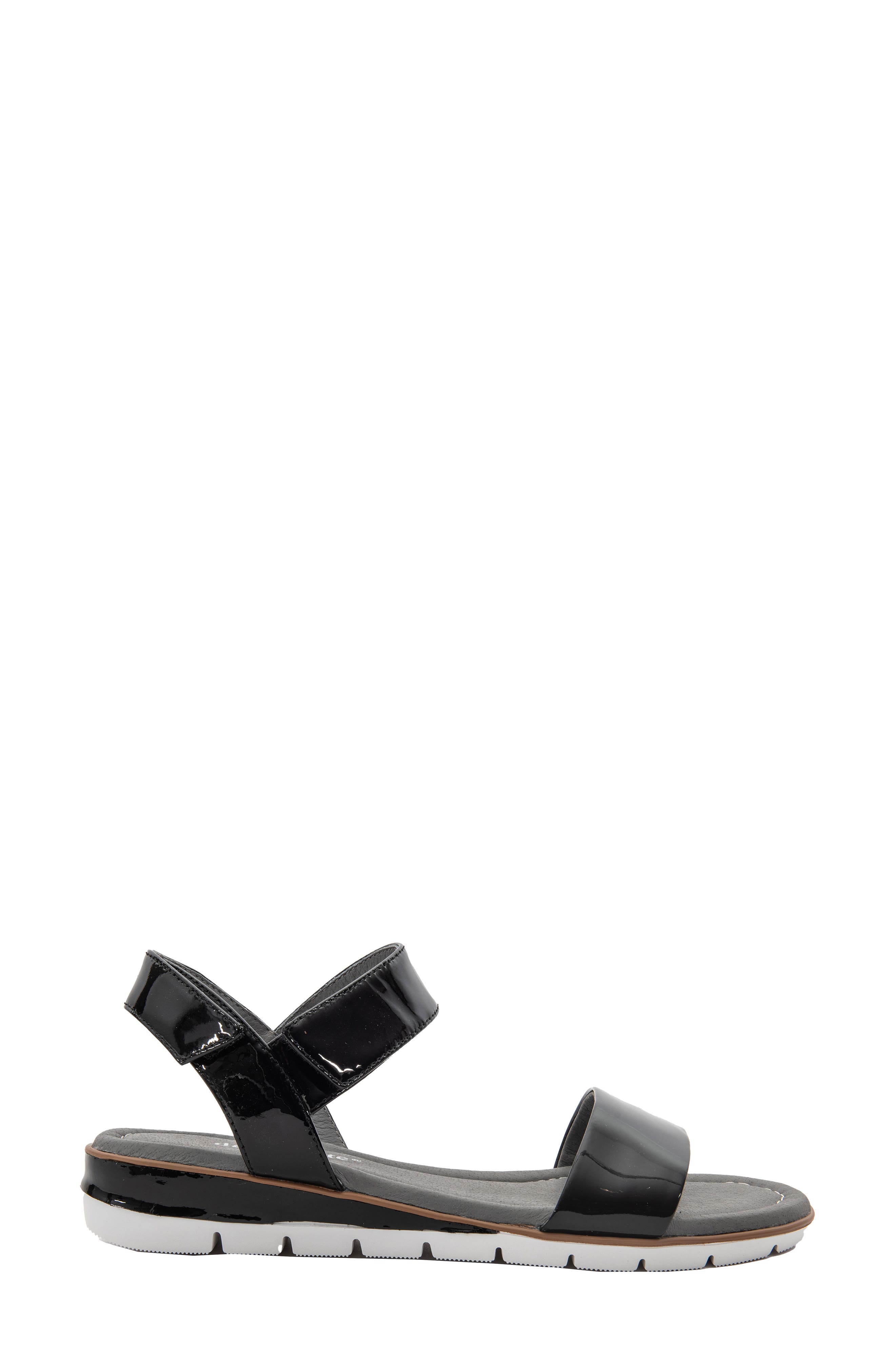 David Tate Scala Slingback Sandal, Alternate, color, Black Patent