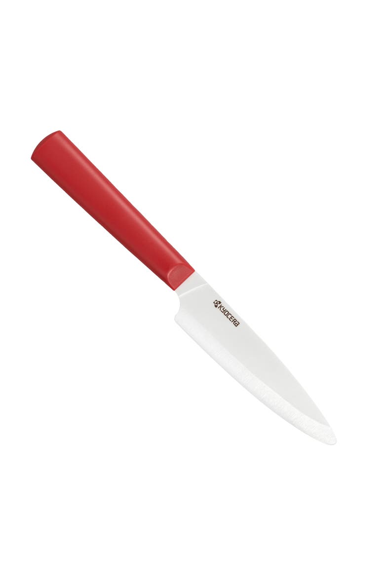 INNOVATIONwhite® 4.5-Inch Ceramic Utility Knife, White Blade, Main, color, Red
