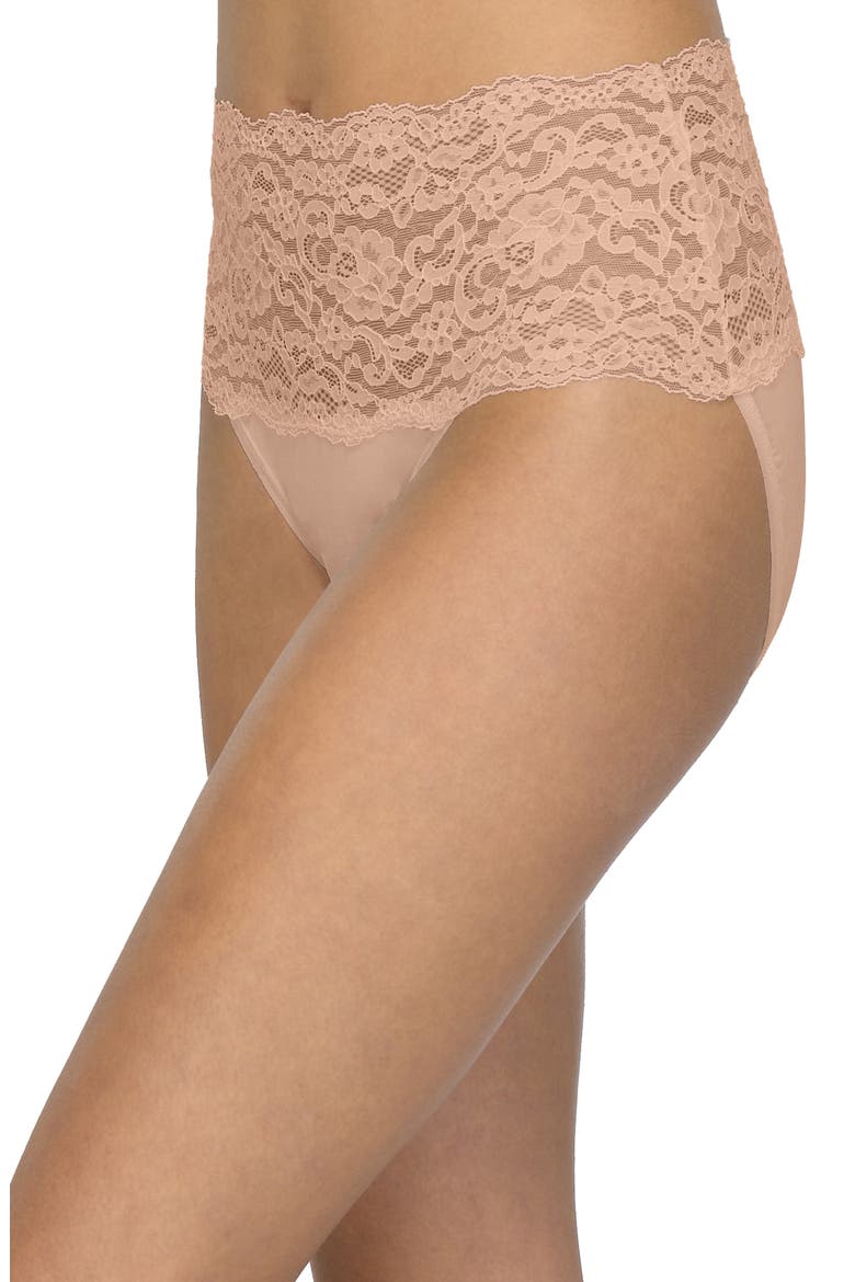 Silky Skin High Waist Briefs, Main, color, MOCHA