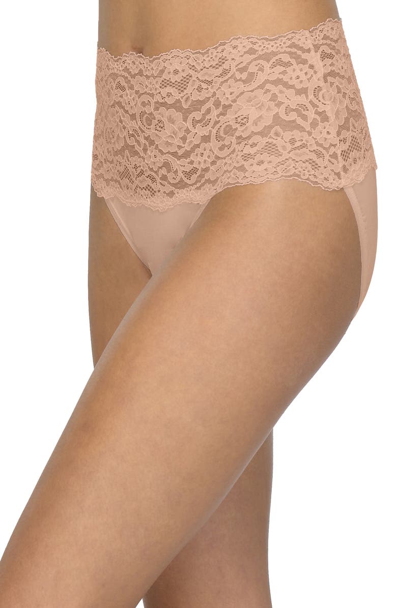 Hanky Panky Silky Skin High Waist Briefs, Main, color, Mocha