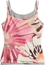 Desigual Floral Print Layered Camisole