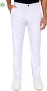 CONSTRUCT Regular Fit Solid Flat Front Recycled Performance Golf Pants