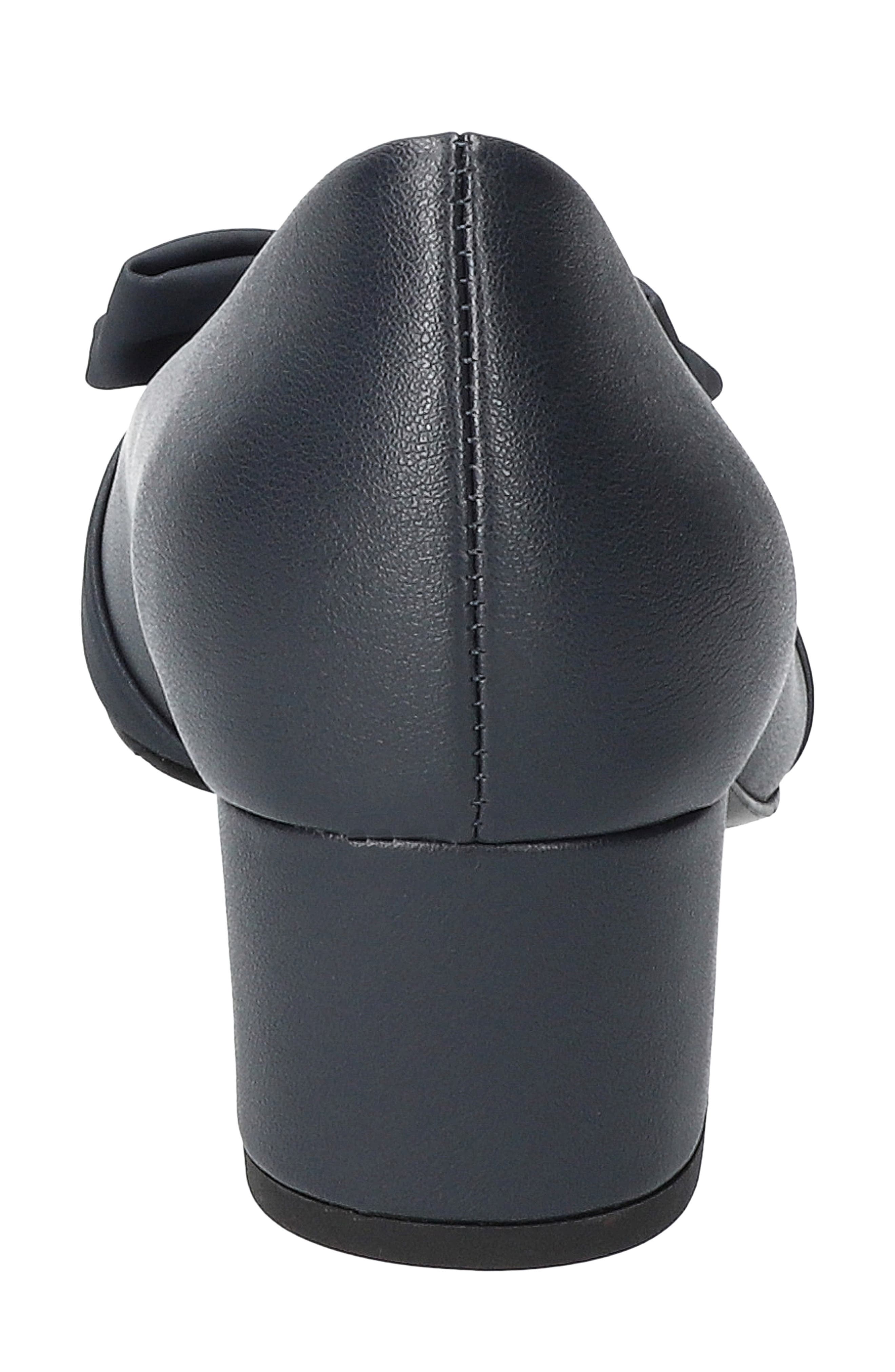 EASY STREET Alva Pointed Toe Pump - Wide Width Available, Alternate, color, Navy