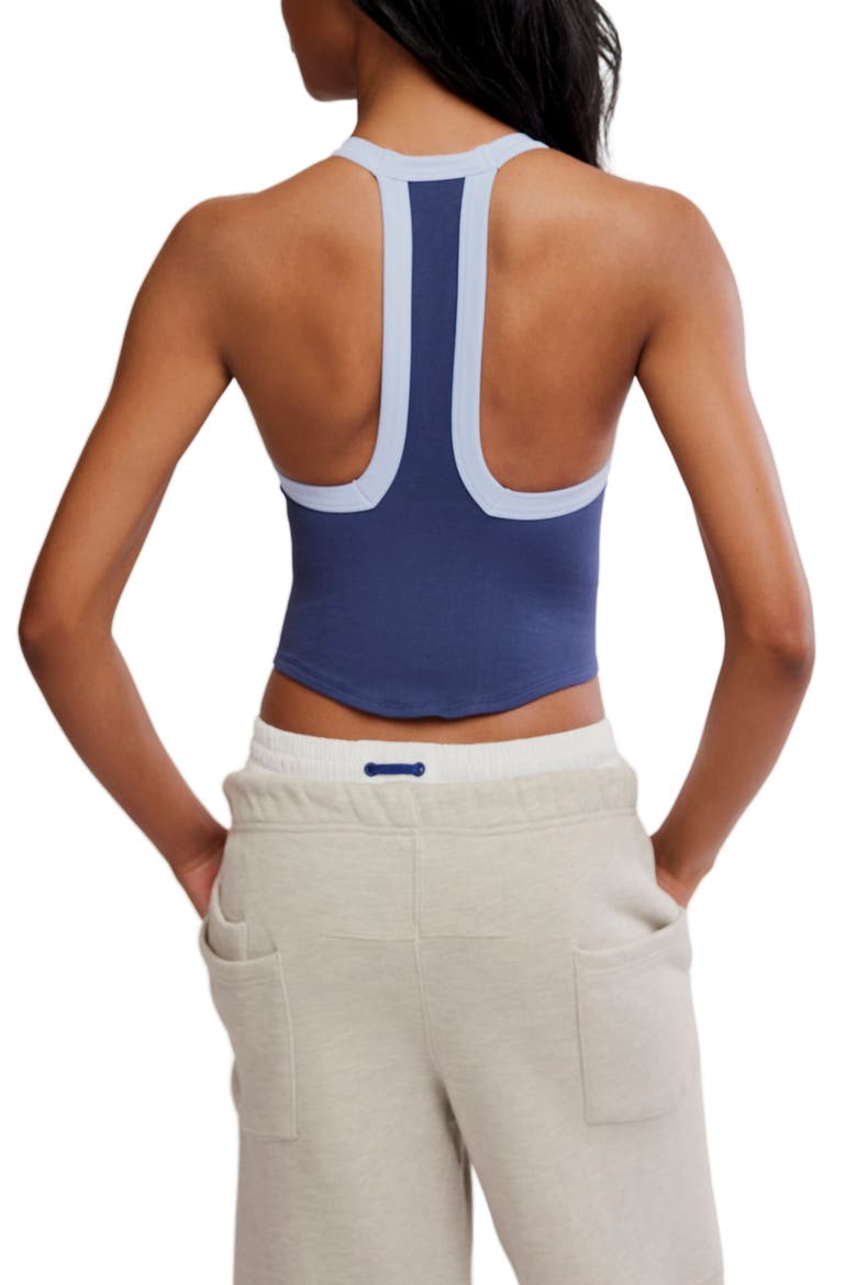 FP Movement All Clear Racerback Crop Top, Alternate, color, MIDNIGHT NAVY COMBO
