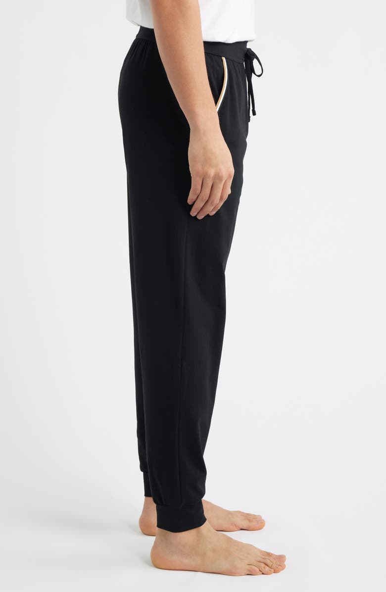 BOSS Unique Cotton Blend Pajama Joggers, Alternate, color, Black
