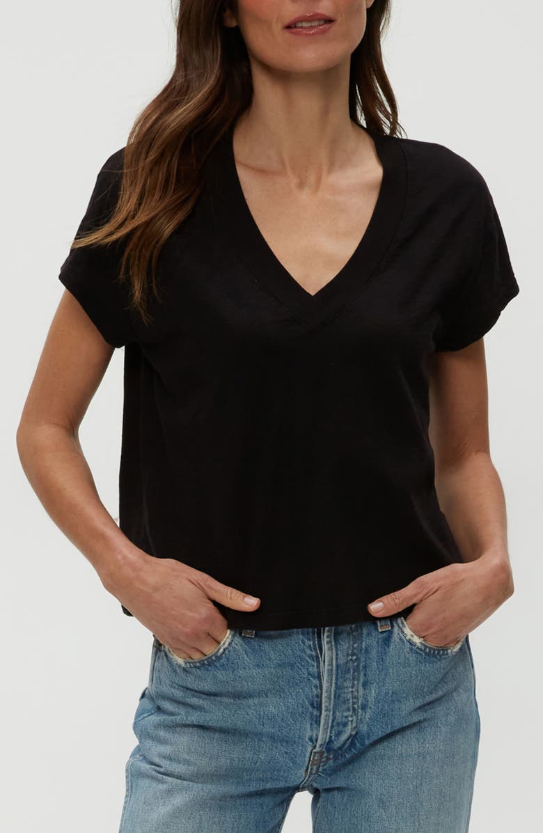 Michael Stars Harlan Cotton V-Neck T-Shirt, Main, color, 