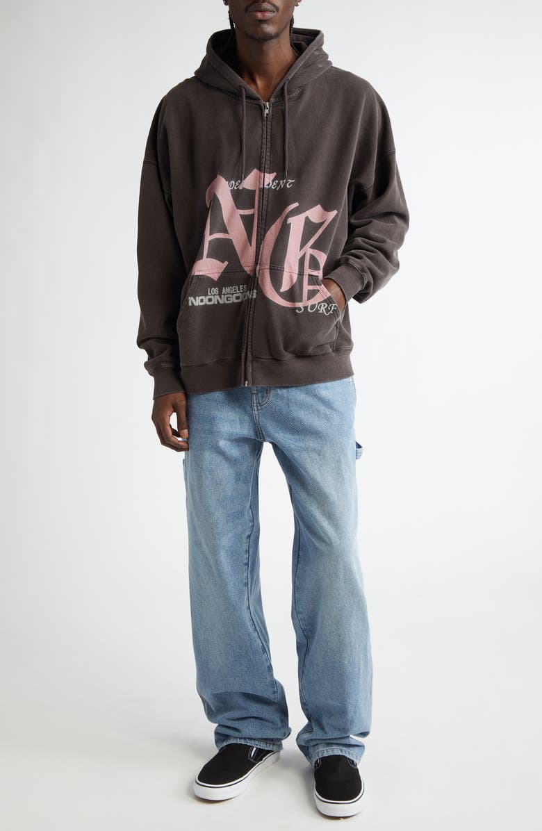 Noon Goons Sponsor Graphic Zip Hoodie, Alternate, color,