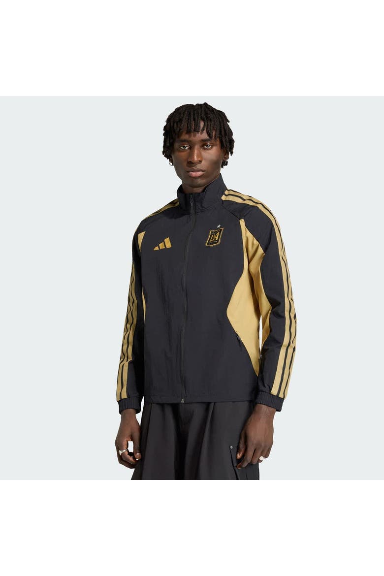 Men's adidas  Black LAFC 2026 Anthem Raglan Full-Zip Jacket, Main, color, Black