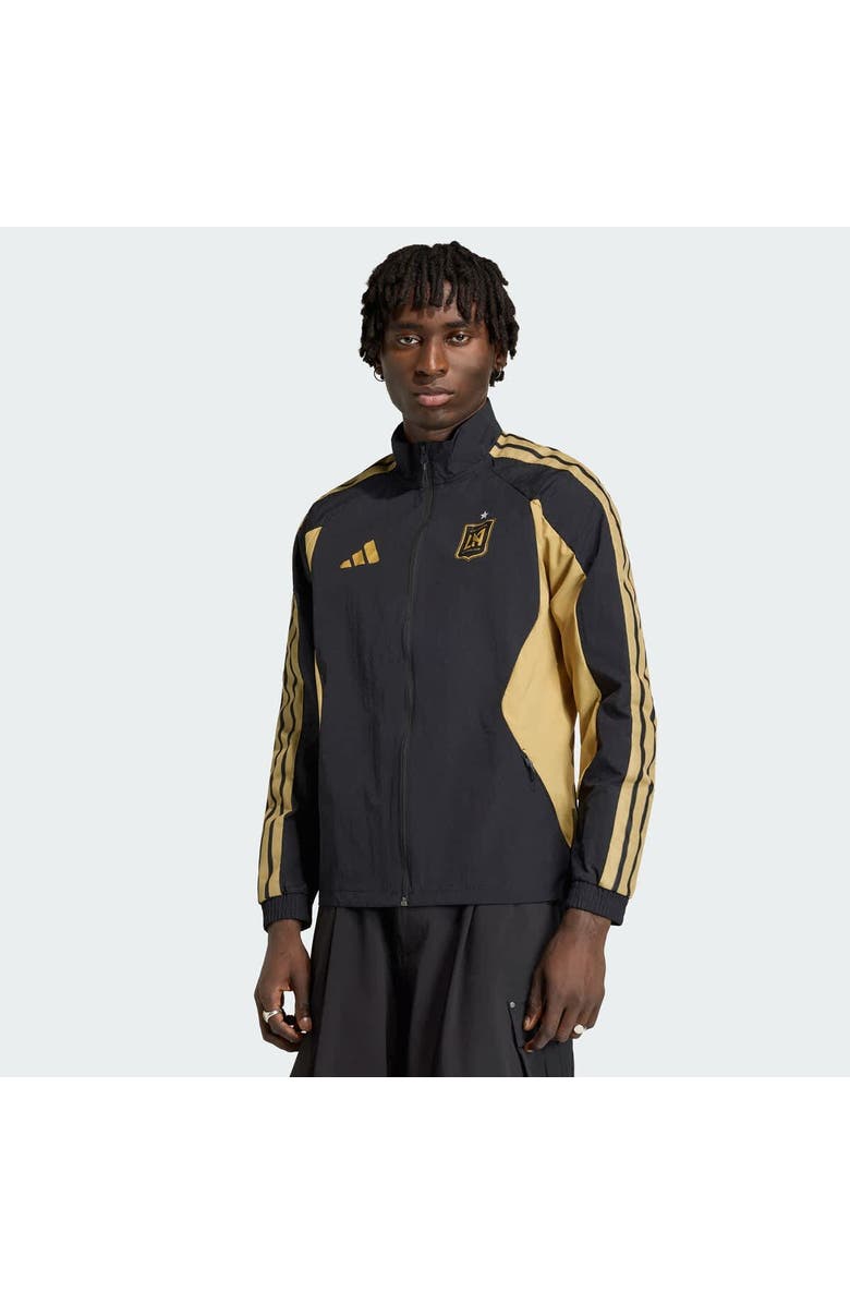 adidas Men's adidas  Black LAFC 2026 Anthem Raglan Full-Zip Jacket, Main, color, Black