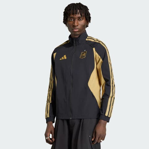 Men's adidas  Black LAFC 2026 Anthem Raglan Full-Zip Jacket