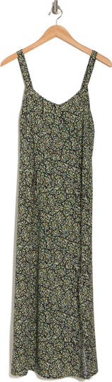 Ditsy Print Maxi Dress