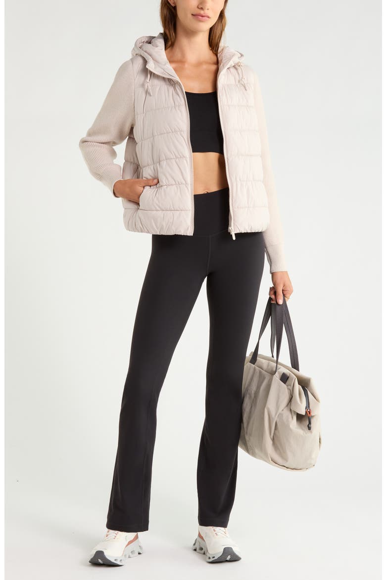 Lumen Hybrid Quilted Jacket, Alternate, color, GREY PEBBLE