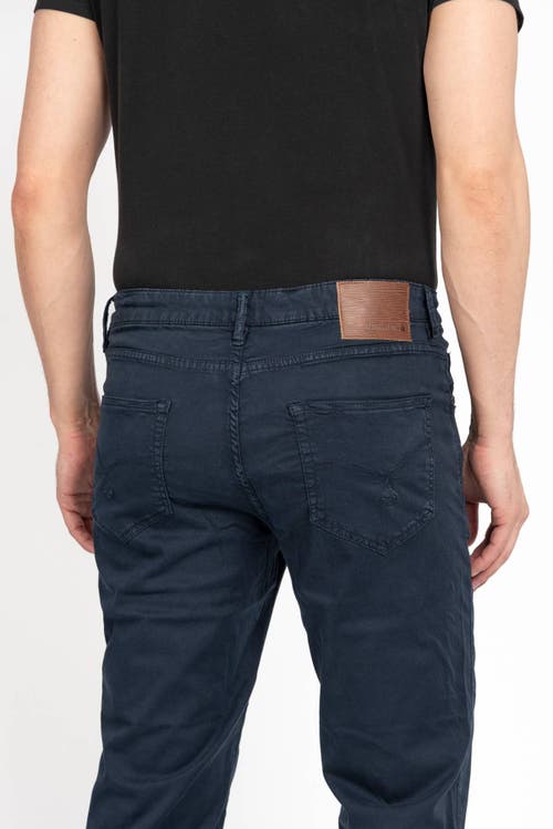 Jack Of Spades High Roller Fit Five Pocket Pants In Navy
