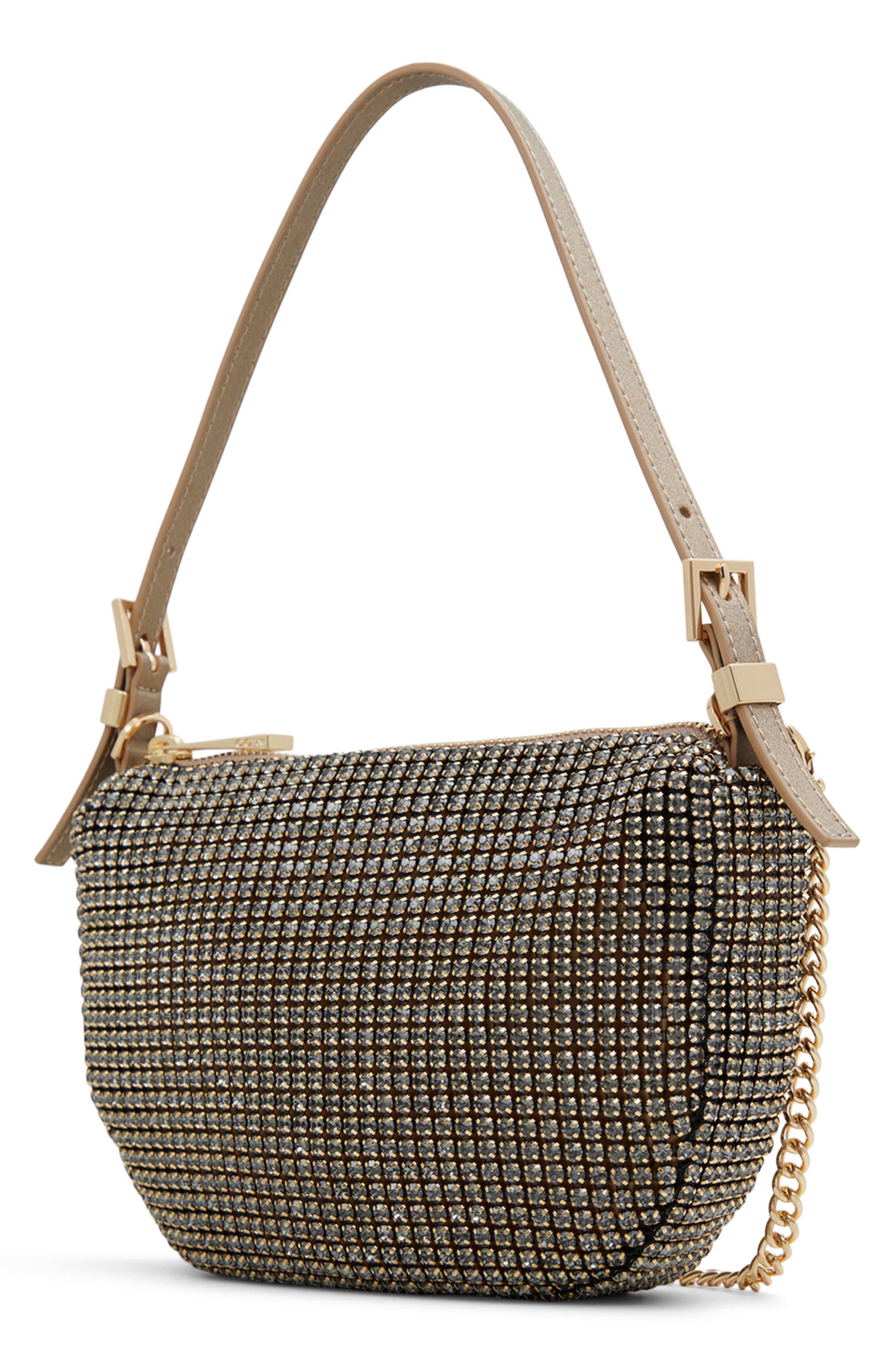 ALDO Mistylax Crystal Shoulder Bag, Alternate, color, 