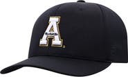 TOP OF THE WORLD Men's Top of the World Black Appalachian State Mountaineers Reflex Flex Hat