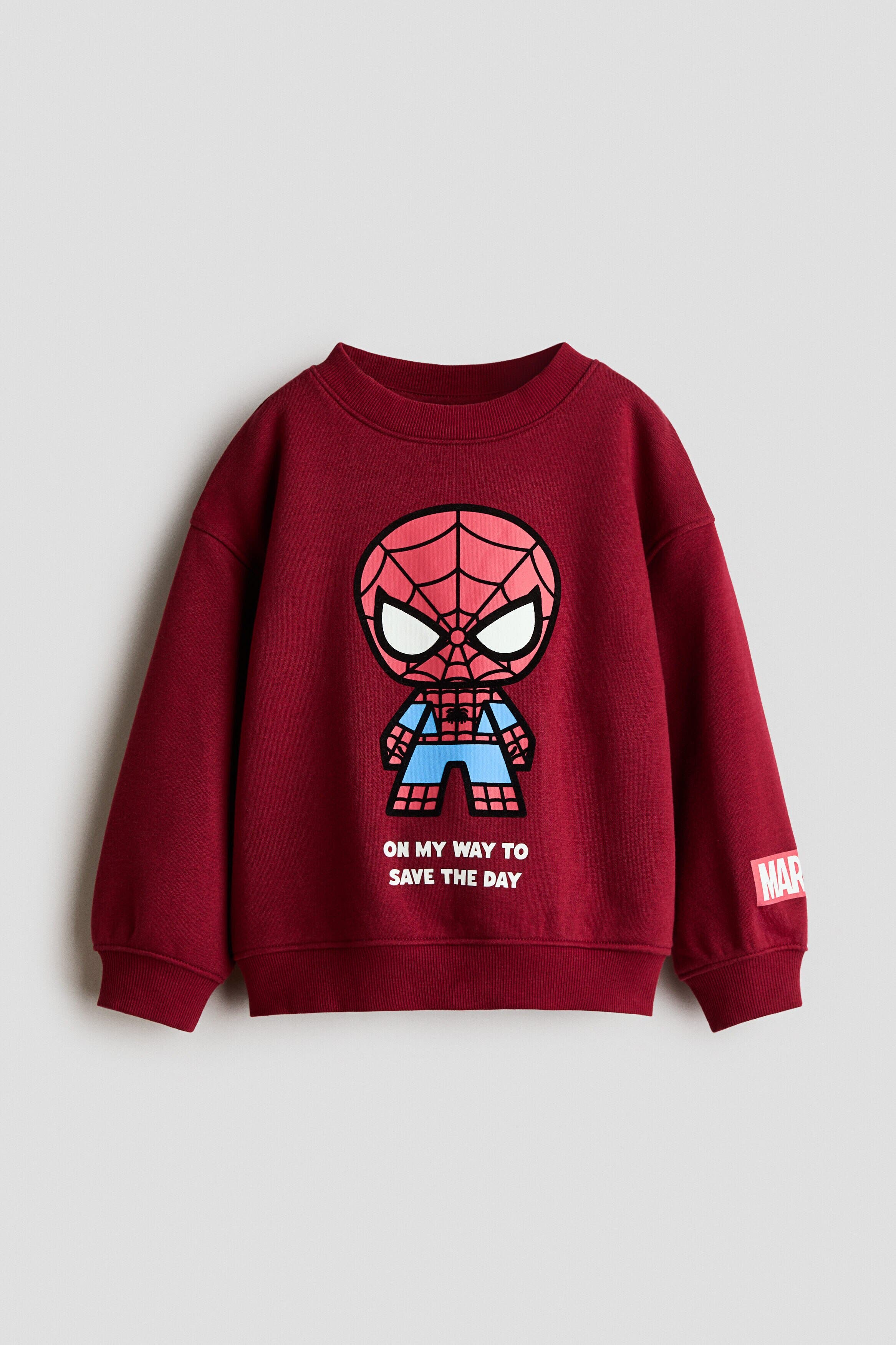 selected Dark red/Spider-Man