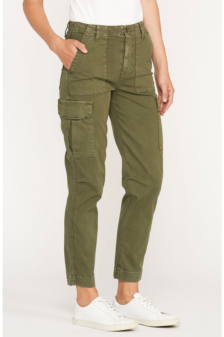 Classic High Waist Cargo Pants, Alternate, color, WASHED TROOP