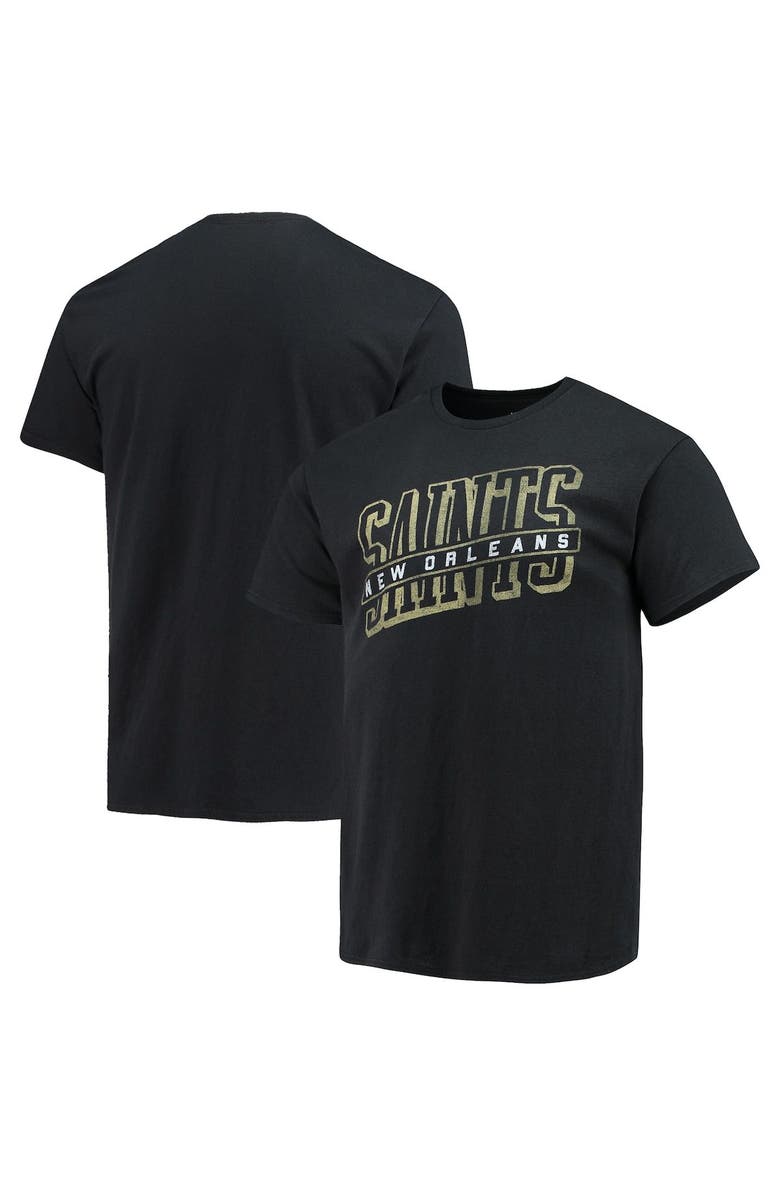Junk Food Men's Junk Food Black New Orleans Saints Local T-Shirt, Alternate, color,