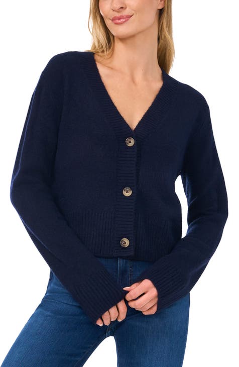 New Trina Turk Womens Merino cheapest Wool Pointelle Fringe-Trim Sweater Blue